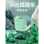 squishy toy taba squishy Genuine Luminous Crystal Twisting tangle tangle Ice Jade Transparent Decomp