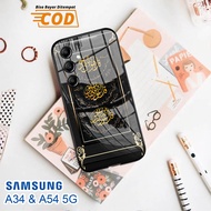 Softcase Glass Kaca SAMSUNG A34 & SAMSUNG A54 (5G) - Case Handphone SAMSUNG A34 & SAMSUNG A54 (5G) [
