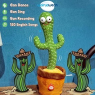 120 Songs Baby Gift Dancing Cactus Toy Friends Gift Dancing Speaking Talking Cactus Toy