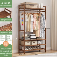 BOHO Kệ Treo Quần Áo Tre Giá Treo Quần Áo Chữ Tầng Chống Mối Mọt Chịu Tải Tốt