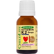 CHILDLIFE Essentials Organic Vitamin K2 Drops - Infant Toddler Baby Vitamin K, K2 plement, Vitamin K