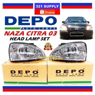 DEPO NAZA KIA CITRA CAREN HEAD LAMP // HEADLIGTH LAMPU BESAR LIGHTNING BIG BESAR DAPAN