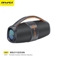 AWEI - G79 Y887 LED 戶外高保真 無線喇叭 藍牙喇叭 無線音響 無線音箱 藍牙音響 藍牙音箱 Caixa De Som 3D 條形音箱 音樂盒 立體聲 環繞聲 無線Glosnik