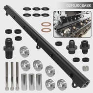 Black High Flow Injector Fuel Rail For Toyota Soarer Supra MK III Crown 1JZ 1JZGTE 2.5L Engine 86-92