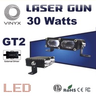 Lampu Tembak Vinyx GT2 Sorot 2 Mata LED Laser Gun Slim Gepeng D3 Stang Motor Grill Mobil Lasergun 30