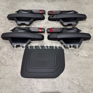 Ertiga 2016-2025 premium matte black outer handle tank cover package