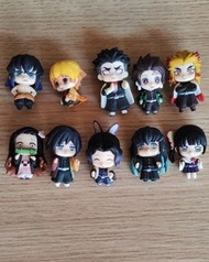 鬼滅之刃 扭蛋 公仔 如圖所示10隻 不散賣