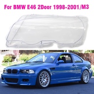 For BMW E46 2Door M3 1998-2001 Car Headlight Clear Lens Headlamp Clear Cover Coupe Convertible Auto 