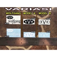 Evh Wolfgang Sticker Stick Headstock Eddie Van Halen Acoustic Electric Guitar Classic Nylon