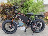 JET ebike電動自行車 "扭力黑豹" 1黑 2白 六段變速400瓦12AH 電動腳踏車 顆粒胖胎