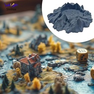Simhoa Miniature Crater, Miniature Building Decor, Unpainted Tabletop Miniature Collection for Adult