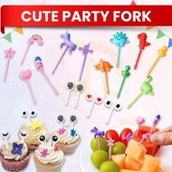Garfu Comel Bento Box | Cute Party Fork | Party Decoration | Bento Accessories | Kids Lunch Box | Ki