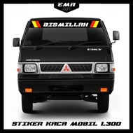 Limited Stiker Kaca Mobil Pickup L300 Bismillah Kaca Depan Custom