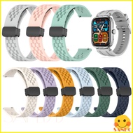 M106 Smart Watch magnetic folding buckle soft silicone strap smartwatch replacement wristband breath