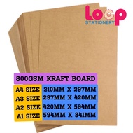 Kraft Board 800GSM 2PLY A4/A3/A2/A1
