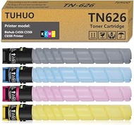TUHUO Compatible TN626 Toner Cartridge Replacement for TN626K TN626C TN626M TN626Y(ACV1130ACV1430 AC