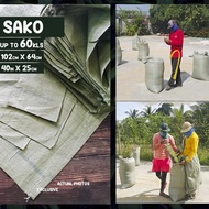sako ng palay 50kg empty SAKO REAPER FOR PALAY / RICE bag Sacks makapal up to 50/60/70 KILOS 40 x 25