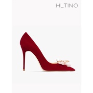 hltino秀禾兩穿蝴蝶結新娘婚紗