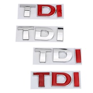 1x Reflective Car Sticker Decal Emblem Badge 3D Zinc Alloy Turbo Direct Injection TDI Logo for VW Golf JETTA PASSAT MK4 MK5