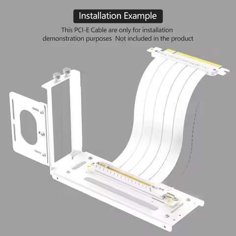 Vertical GPU Mount Bracket, 2 Slots Graphics Card Steering Holder With Hardware, EGPU Dock, External