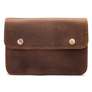 7 inch 8 inch Genuine Leather Waist Bag - Cowhide Pants Phone Bag