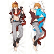 Genshin Impact Tartaglia Childe Anime Boy Dakimakura Body Pillow Case Cover