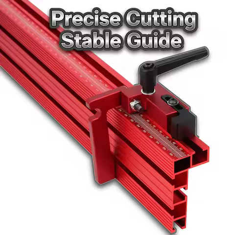 Aluminum Profile Router Fence 40cm Multi T-Track Table Saw Fence Woodworking T-Slot Miter Track Fenc