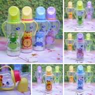 Baby Safe Feeding Bottle 250ml Botol Susu Bayi Baby Gagang Pegangan Dot ASI Anak Karakter