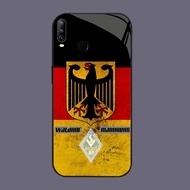 DK-61 DEUTSCHER FOOTBALL BUND Casing GLASS soft frame black VIVO X23 Y15 2019 Y91 Y17 Y85 Y12 Y93 Y1