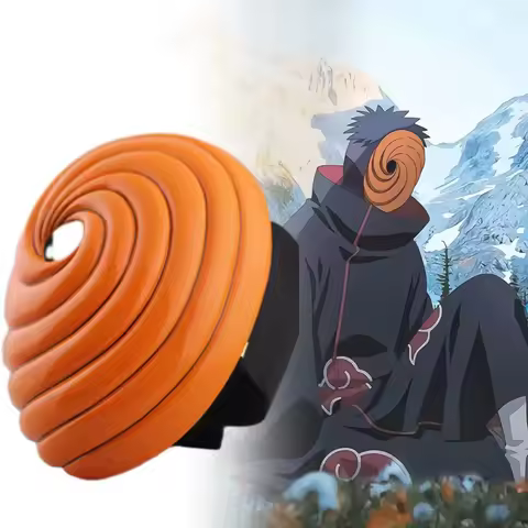 Anime Uchiha Obito Vortex Mask Anime Game Peripheral 21cm Plastic Model Cosplay Statue Decoration Or