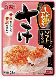 MARUMIYA SOFT FURIKAKE SAKE 28G ผงโรยข้าวปรุงรสปลาแซลมอน JAPANESE RICE TOPPING ปลาแซลมอนปรุงรสสำหรับ