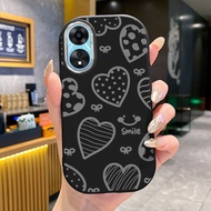 Case For OPPO A58 5G A78 5G A58X 5G A1X A2X 5G A58 4G A98 5G A1 5G Love Silicone Phone