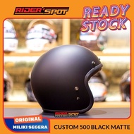 Helm Motor BELL Bell Custom 500 Matt Black Helmet Original USA