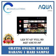 Terlaris Aqua Led Tv 43 43Aqt1000U / 43 Aqt 1000 Smart Android Tv 43