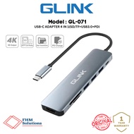 GLINK GL-071 TYPE-C HDMI ADAPTER 4 IN 1(HDMI/SD/TF+USB3.0+PD)