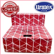 【Hot】 SOFA BED SINGLE URATEX RED