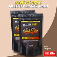 pelet ikan peacook bass | pelet ikan pbass mono | pakan ikan predator | makanan ikan predator