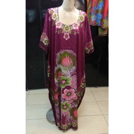 Baju Tidur Kelawar/Baju Kaftan Dubai Cotton/Baju Tidur Wanita Corak Batik & Bunga