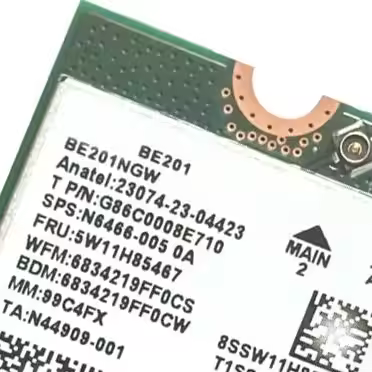 BE201 WIFI7 Card Tri-Band 2.4G/5.8G/6G 8774Mbps BT5.4 WiFI 7 BE201 Wireless WIFI Card M.2 Cnvio3 AX2