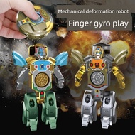 robot eilik murah mechamato toy Robot terlaris mecha dua-dalam-satu boleh berubah bentuk, gasing jar