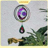 Wind Spinner Wind Catcher Garden Decor Crafts Metal Weatherproof Wind Sculpture Hanging for Outdoor 