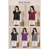 Batik outer vest woman vest woman korean style vest