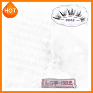[atopos] No-Glue Cluster False Eyelashes, 100-strands, 1pc / Korean False Eyelashes / No-Glue Design