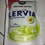 Sabun Susu Cair Lervia Avocado Pouch 400 ml