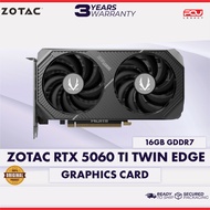 ZOTAC GAMING GEFORCE RTX 5060 TI TWIN EDGE 16GB (3 + 2 Years Warranty)
