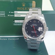 【大眾名錶】ROLEX 勞力士 116264 Datejust 高CP值 爬山虎 黑面紅針 防偽內圈 錶徑36mm 大眾名錶B1069