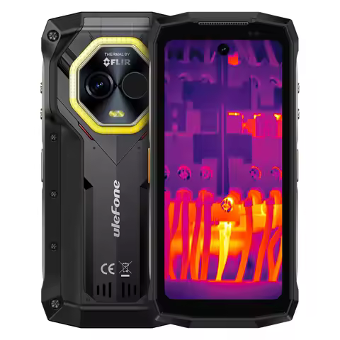 Ulefone Armor Mini 20T Pro 5G 4.7" Display Rugged Phone Android 14 LED Light 6200mAh 16GB+256GB Ther
