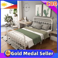 Bed Frame Bed Frame Queen Size Single&amp;Double Bed Metal Bed Frame Queen Bed Frame Metal Strong High Load-Bearing Iron Bed