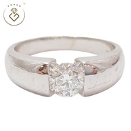 [Kedai Emas Gemilang] 200556 {YS} 18K White Gold 1.0Ct Diamond Ring (21) (6.03G) [750 Gold]