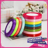 1cm Satin Ribbon Satin Riben Satin Wrapping Gift Packaging Reben Hantaran Reben Hadiah Riben Murah R